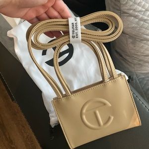 Telfar brand new cream bag